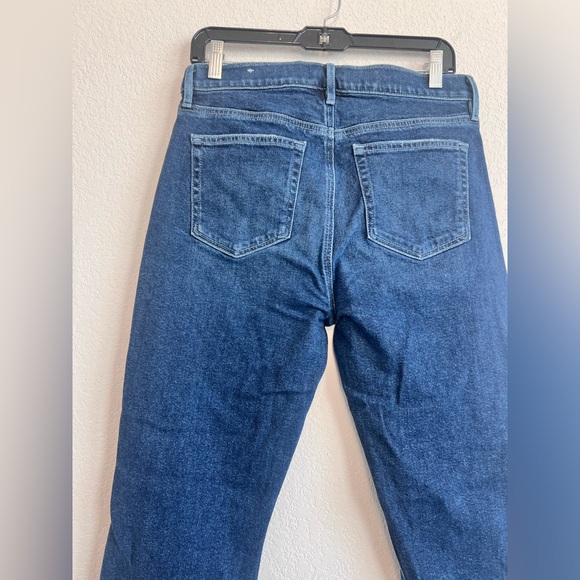 Loft High Waisted Flare Crop Stretchy Jeans Size 29 - Picture 5 of 9